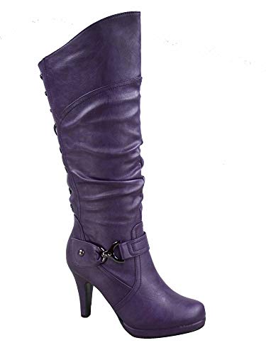 TOP Moda Page-65 Boots — Purple